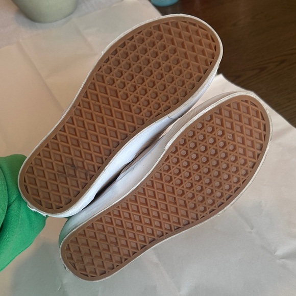 Vans Classic Slip-On Sneakers Frappe Leather Size 6.5 - Picture 10 of 10